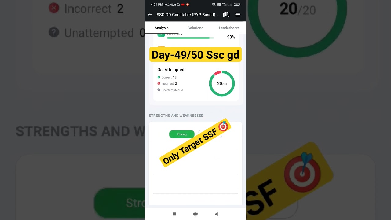 49! ssc gd mock test analysis 