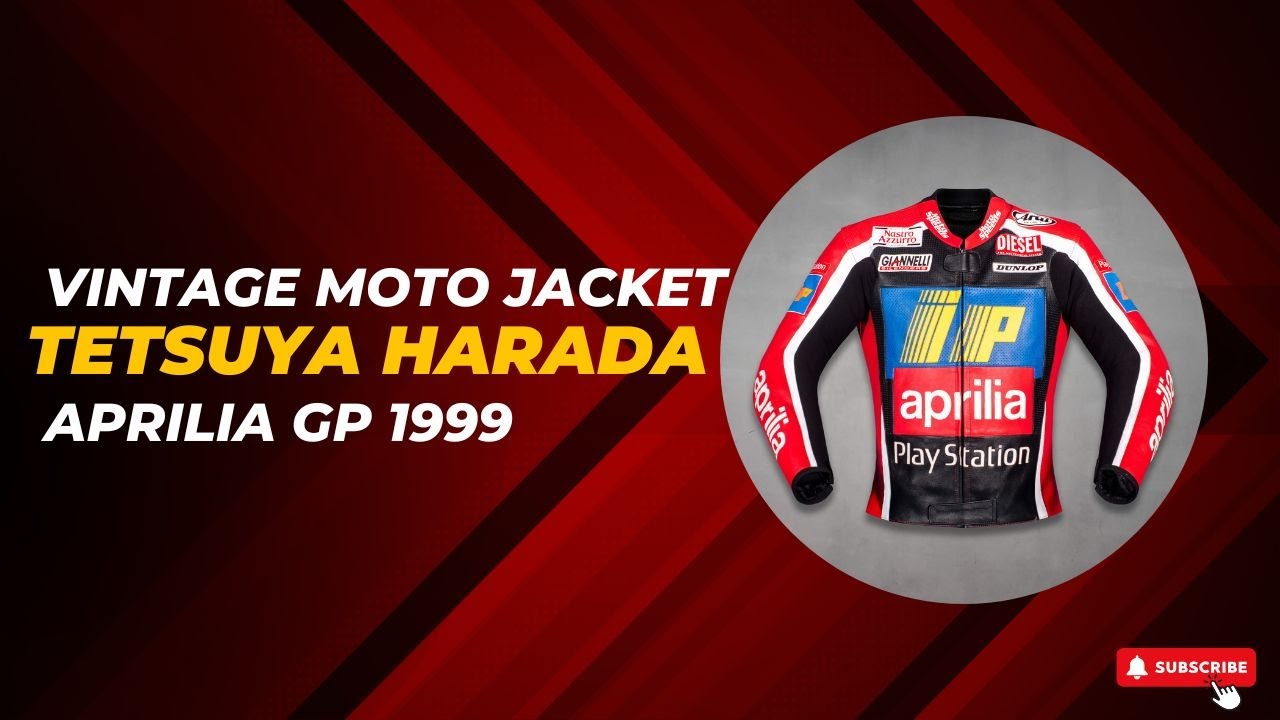 Tetsuya Harada vintage MotoGP jacket – GP leather | Shop