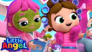 Princesses in the Party Bus | @LittleAngel Kids Songs & Nursery Rhymes