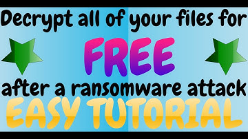 Decrypt your files for FREE after ransomware - no backups needed