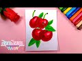 Cómo dibujar CEREZAS semi realistas - ideas de dibujos fáciles