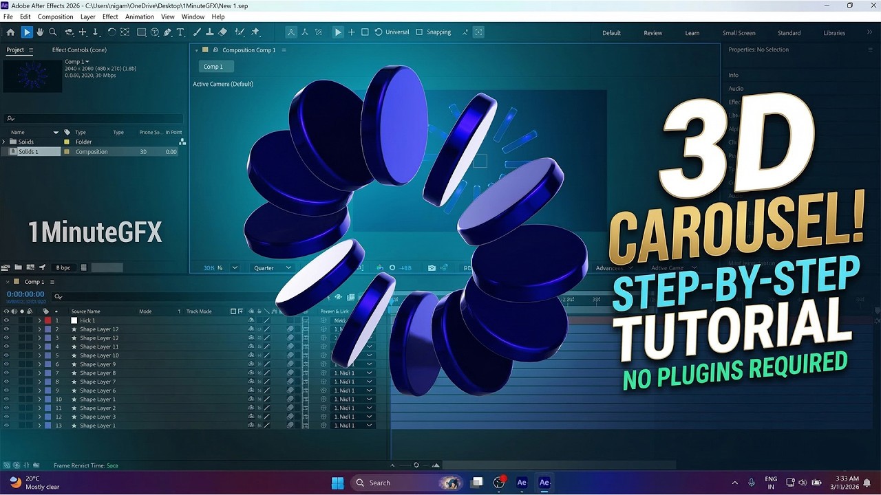 Quint Outlet After Effects Make This Carousel Effect In After effect #aftereffects #animation # ...