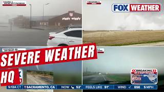 Die Gefahr von Unwettern wird voraussichtlich Ende der Woche im zentralen Teil der USA erneut auf...