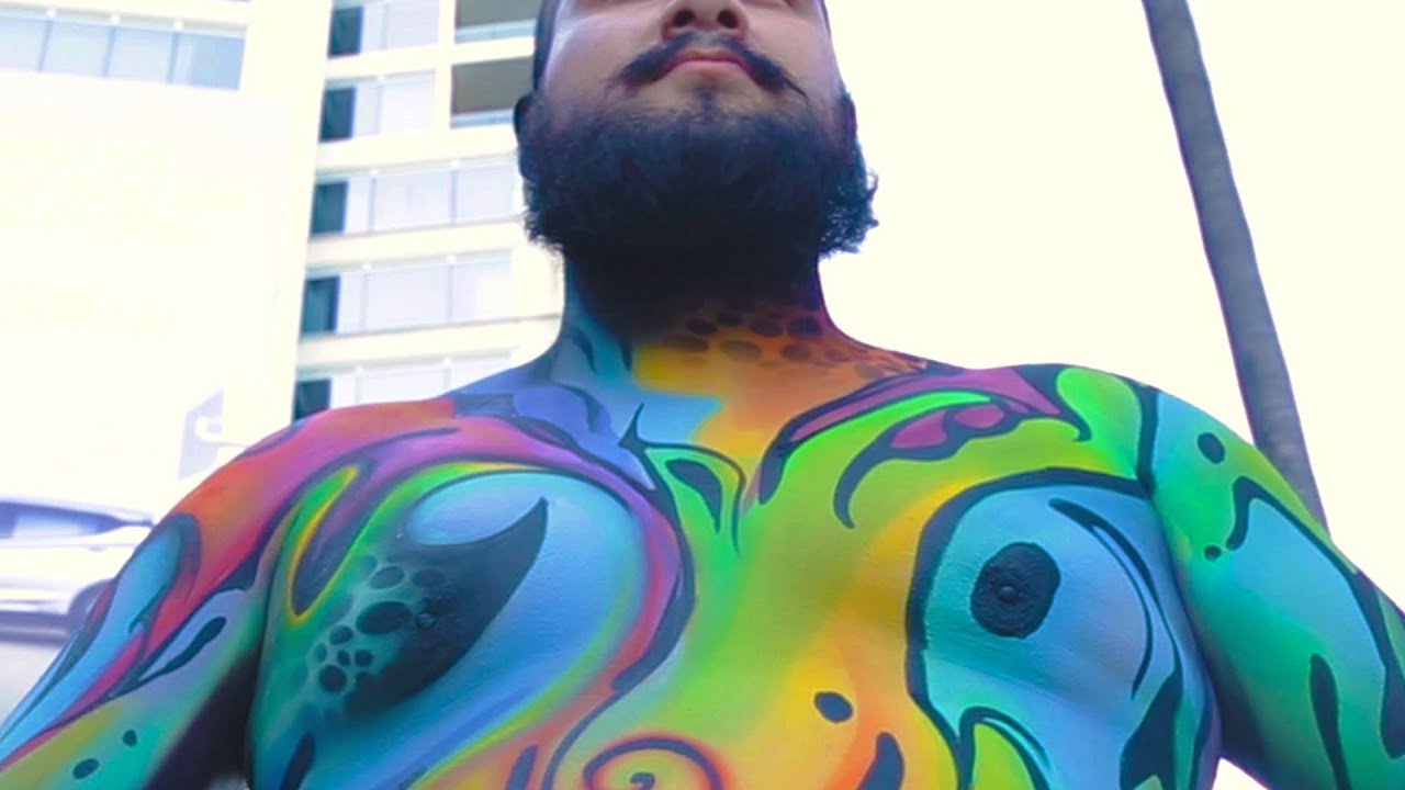 I Wore Body Paint Instead Of Clothes In The City YouTube
