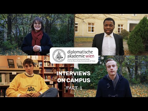 What students say about the Diplomatic Academy of Vienna | Interviews on Campus Part 1