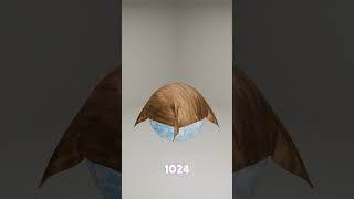 lanet Ball Cloth Drop Test (16 Faces to 16384 Faces)
