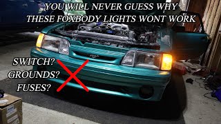 Very Uncomon Issue For Fixing These Foxbody Headlights