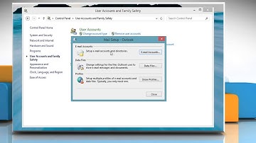 How to create an e mail profile in Microsoft® Outlook 2013 on a Windows® 8.1 PC