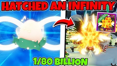 After 4100 HOURS I Hatched An INFINITY PET in Bubble Gum Simulator INFINITY