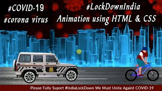 COVID-19 | Novel Coronavirus | Animation Using HTML & CSS
