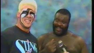 Tony Schiavone Interviews Orndorff, Sting & JYD [1990-06-09]