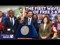 Where the first 2,000 free 2-K seats are going in NYC