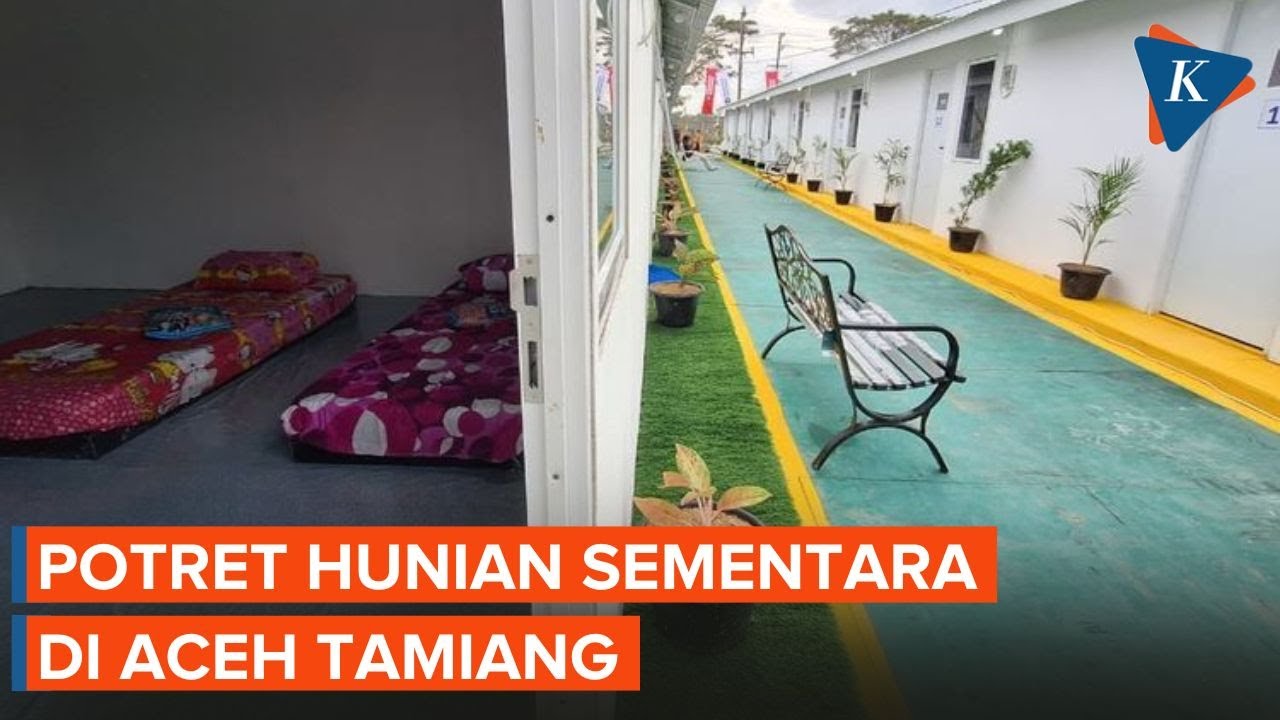 Intip Hunian Sementara di Aceh Tamiang, Apa Saja Fasilitasnya?