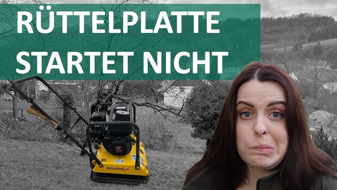 Gelöst: Baumaschine startet nicht. Zündung und Sprit einstellen Baumax  Rüttelplatte 