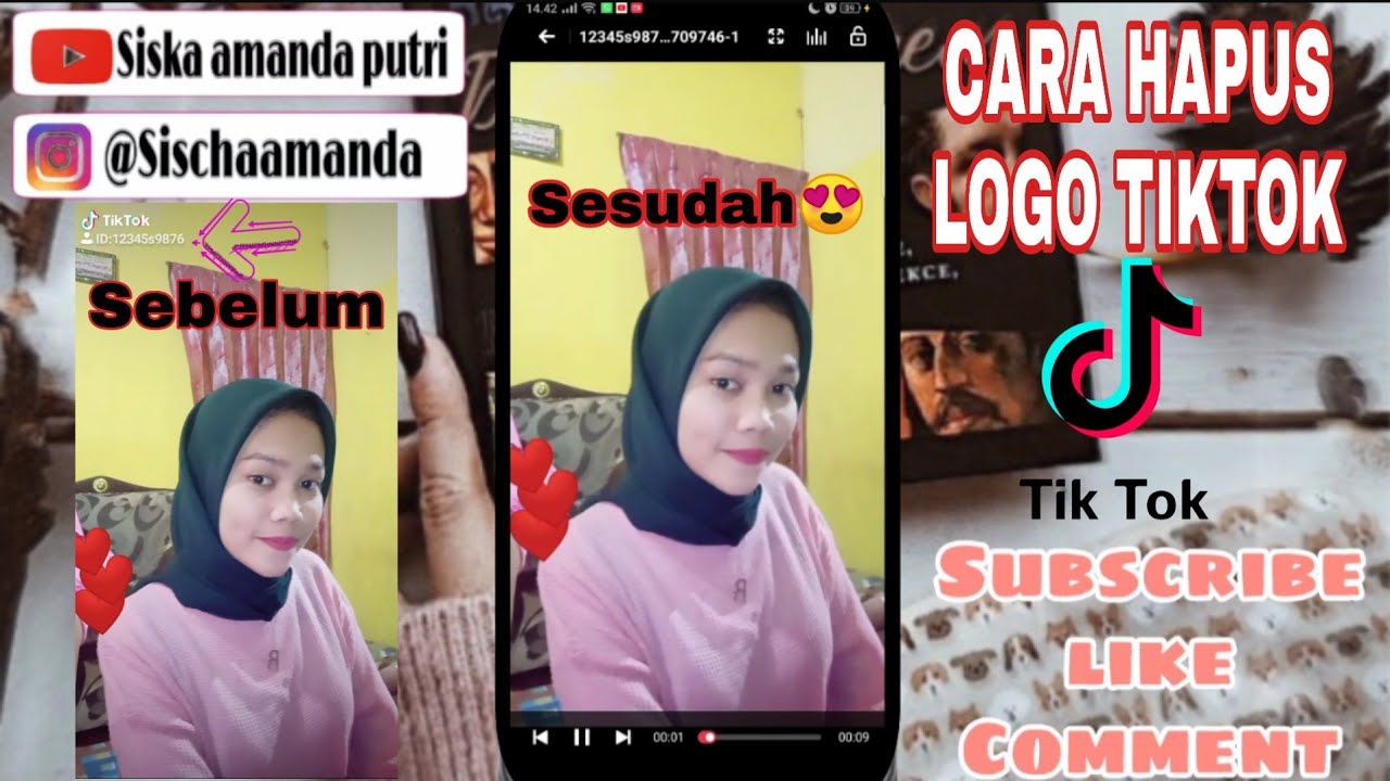 CARA MENGHILANGKAN WATERMARK TIKTOK PADA VIDEO TIKTOK GAMPANG BANGET