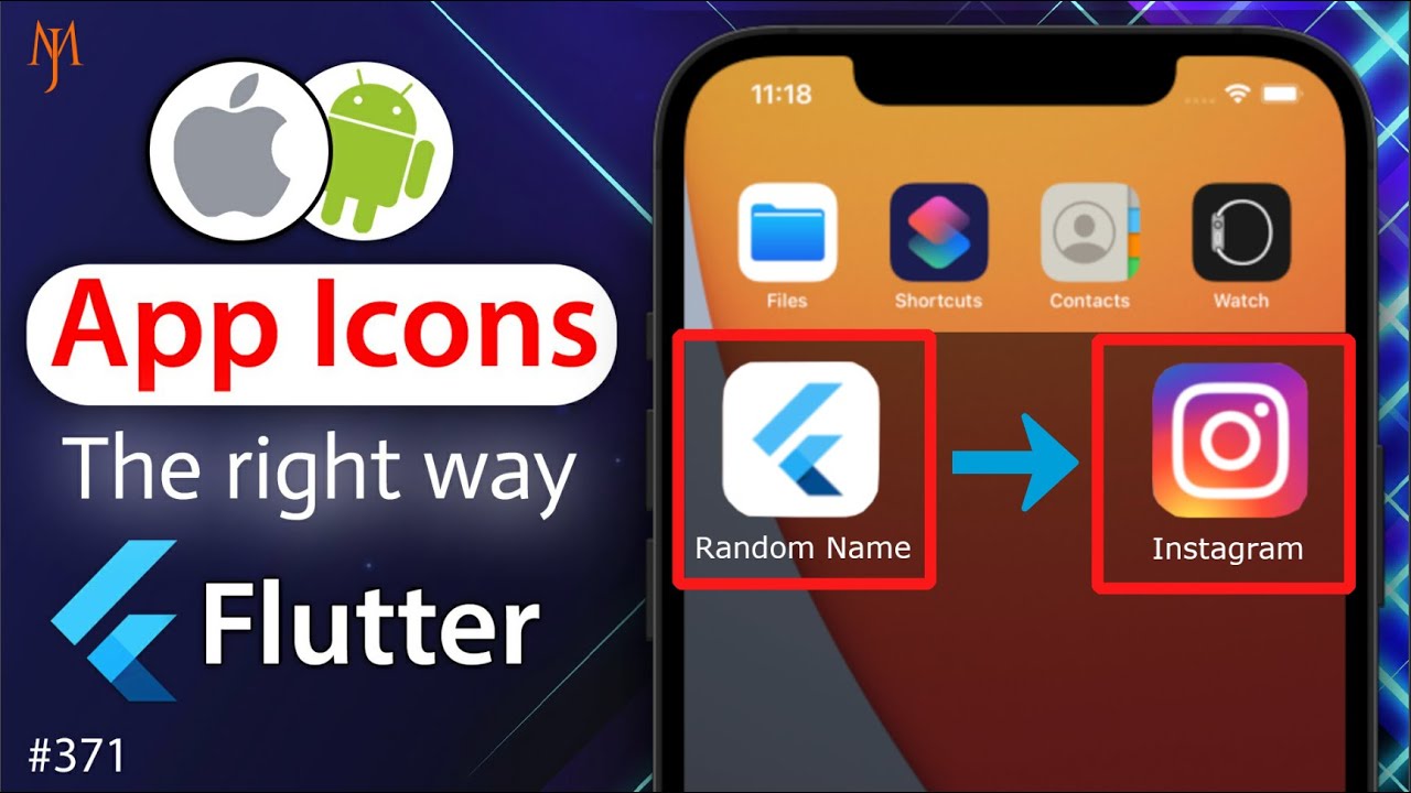 Download How To Change App Icon And Name In Flutter App Android Ios ...