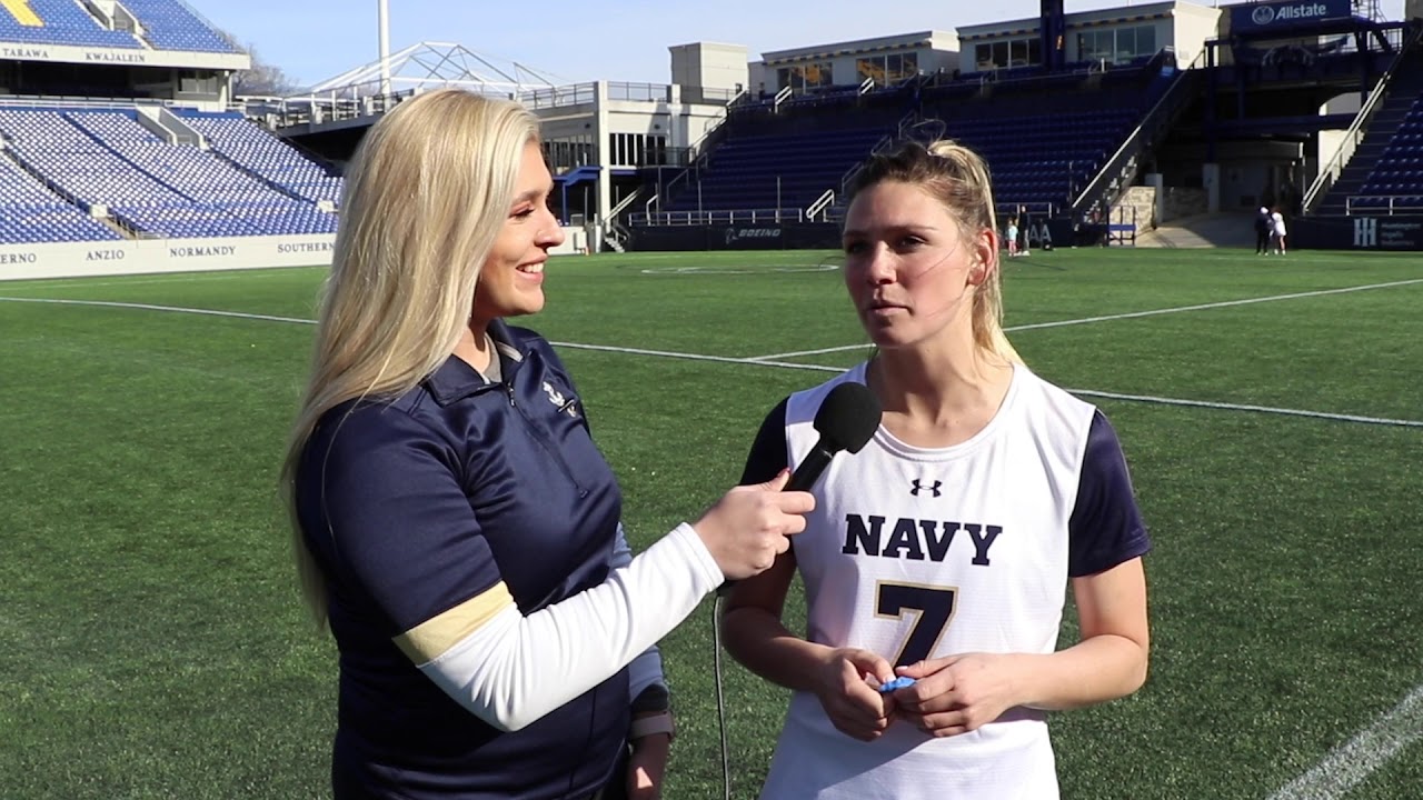 2020 Navy Women's Lacrosse Postgame Interview Kelly Larkin YouTube