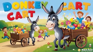 Donkey cart poem kids cartoon Nursery rhymes poems #poemshop