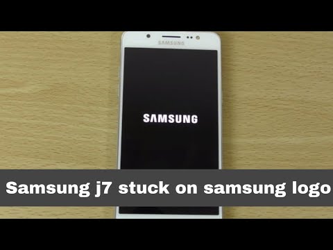 Samsung j7 stuck on logo screen