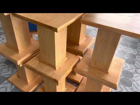 Video Kệ chân gỗ kê loa gỗ sồi Nga gỗ thịt giá rẻ nhất hơn 1... - youtube