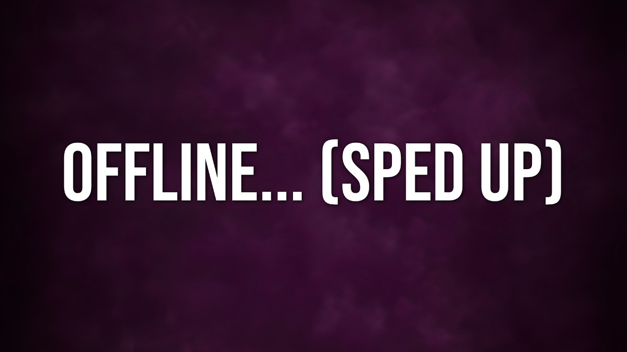 Watch David Küßner & R3JA - offline... (sped up) on YouTube Watch David Küßner & R3JA - offline... (sped up) on YouTube