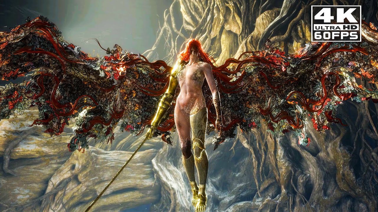 Malenia Goddess of Rot Cutscene - Elden Ring | Game CLIP in 4K UHD 60fps