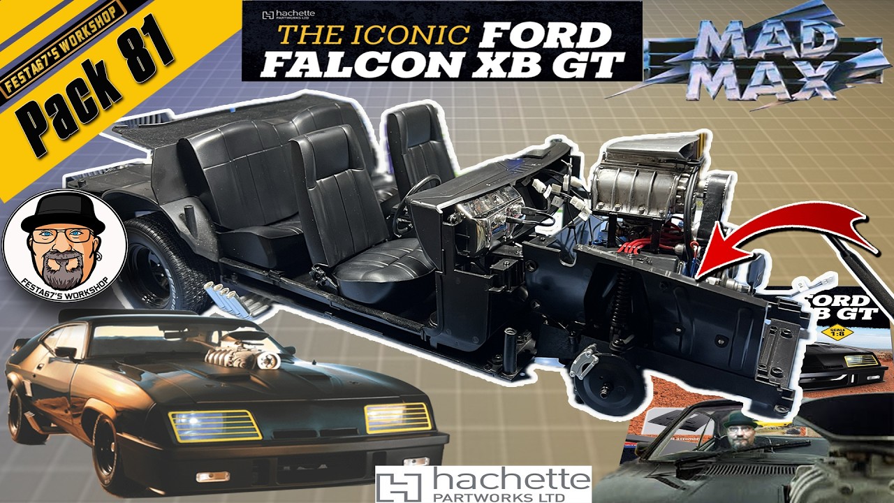 Build The Iconic Ford Falcon XB GT (MAD MAX CAR) - Hachette - 1:8
