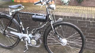 Hercules-Fahrrad mit Zündapp-Motor KM48 Bj. 54