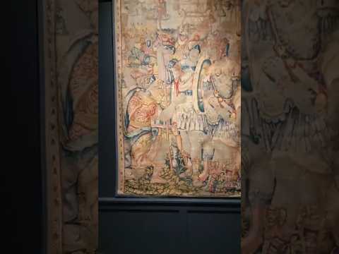 Александр Великий принимает послов города Тира. Южные Нидерланды. Брюссель. #шпалера #искусство