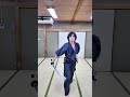 殺陣師の納刀。#殺陣