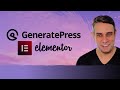 Generate Press + Elementor WordPress Tutorial (FREE Version) - Complete Website Build!