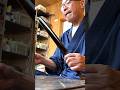 The Process of Japanese Sword Scabbard Lacquering #shorts #short