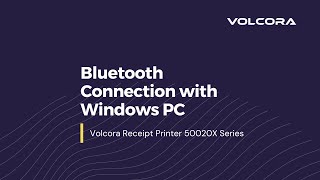 Volcora 50020X Series Receipt Printer - Bluetooth Connection to Windows screenshot 5
