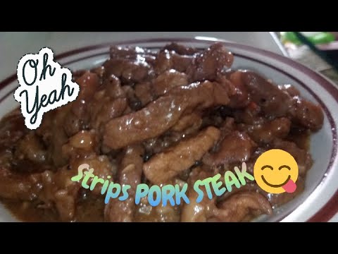 Strips PORK Steak || Pork recipe || Windra Tolibat