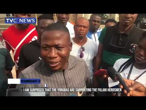 Sunday Igboho Reacts To Burning Of His House In Ibadan