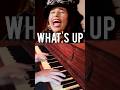 HEY!!!WHAT'S GOING ON??4 non blondes+1 piano #shorts #whatsup #piano #rock #cover