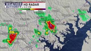 LIVE RADAR | Tracking storms in Maryland