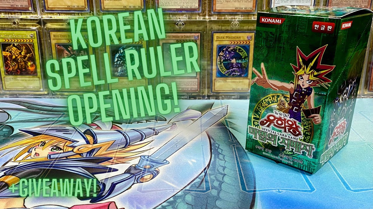 Spell Ruler Korean YuGiOh! Booster Box Opening! (Episode 3) + Giveaway ...