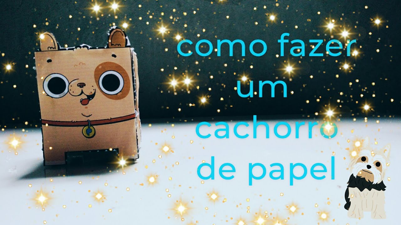 Como Fazer Um Cachorro De Papel Pater2pets Youtube