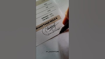 Comment your name for signature | #neeraj #signature #finance