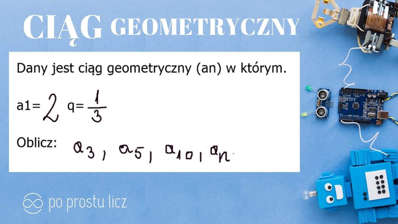 Dany jest ciąg geometryczny (an) w który a1=2. q = 1/3. Oblicz a3, a5