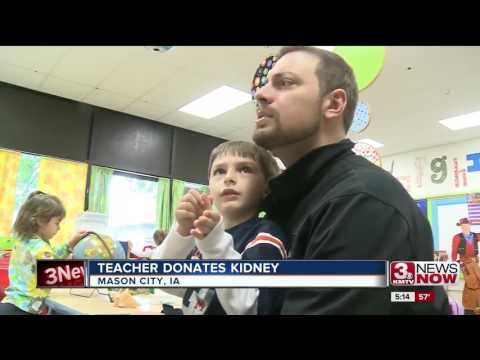 IA teacher donates kidney to student's father