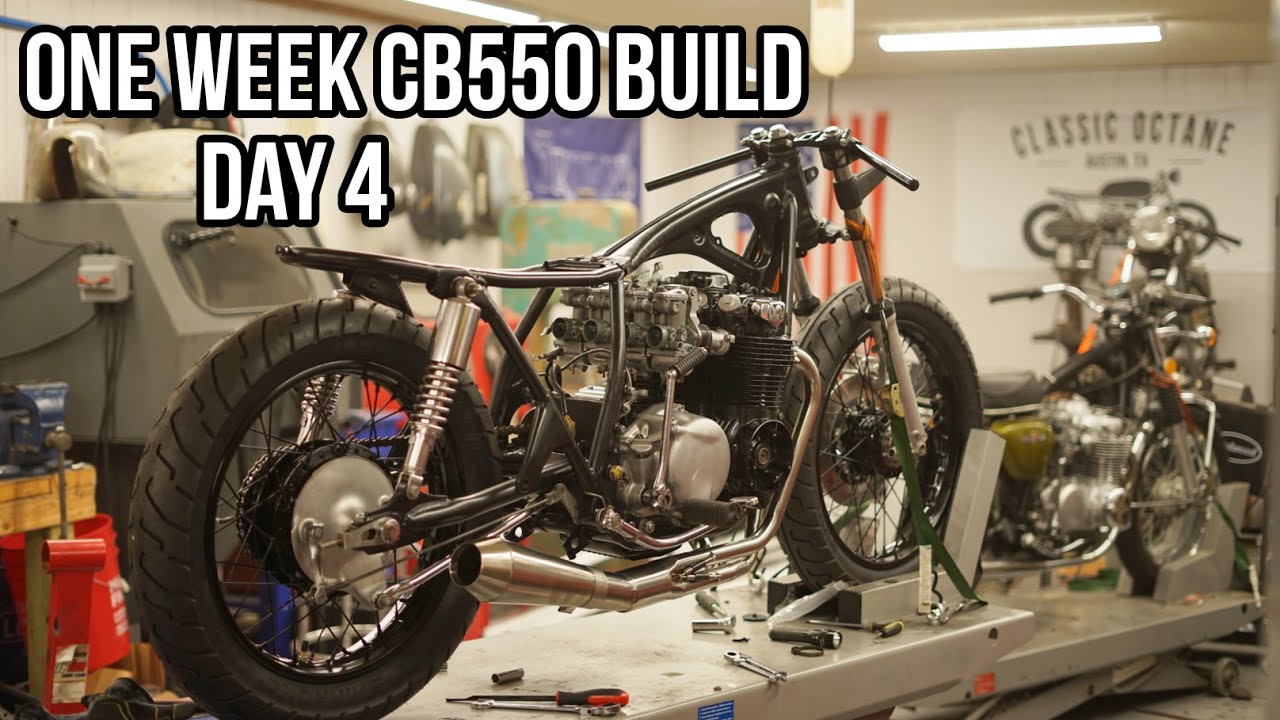 One week CB550 build: Day 4