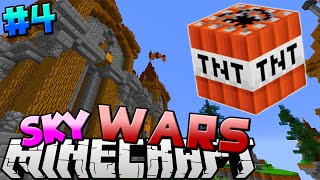 Minecraft: SkyWars Episode 4 - THE TNT GOT ME (Mineplex Skywars Server Game)