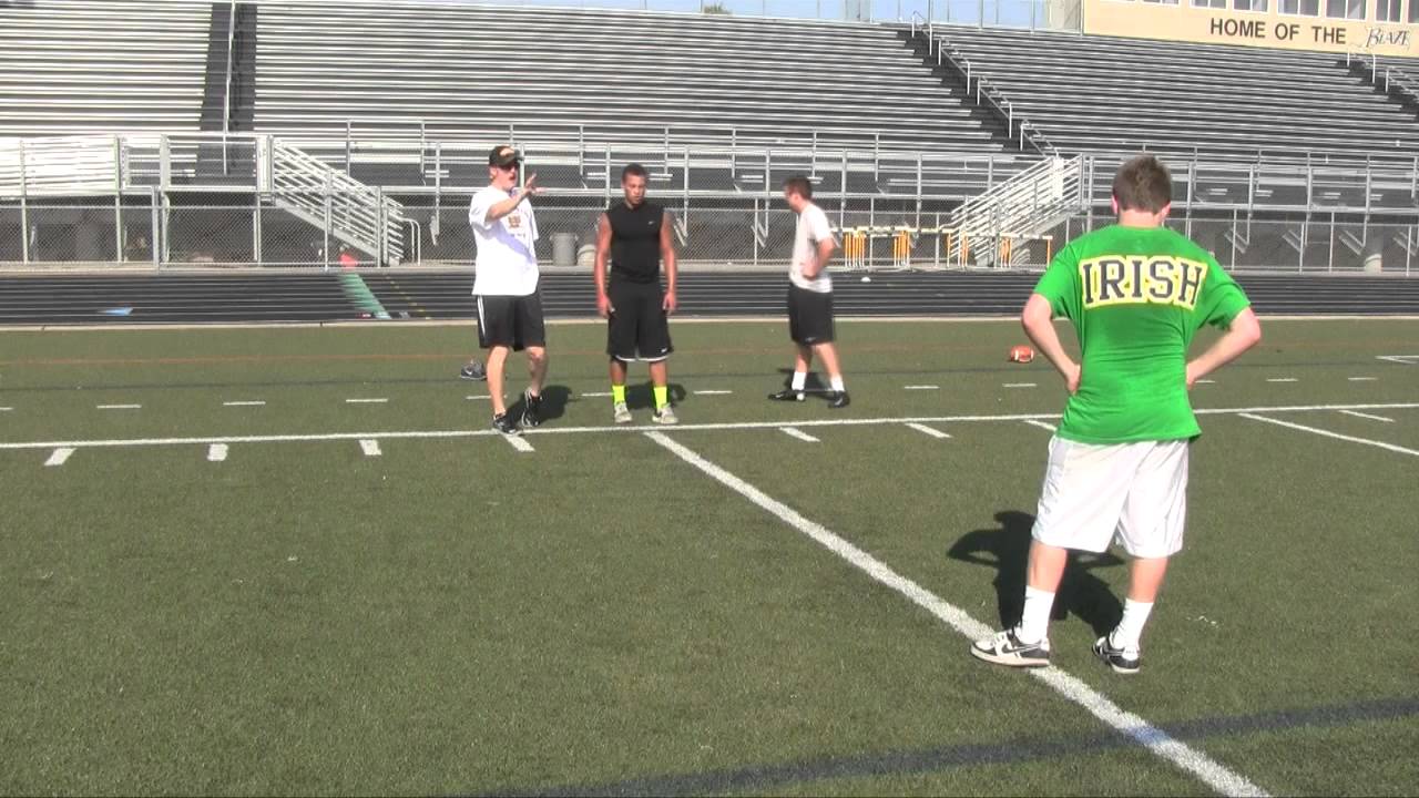 Burnsville Football Receivers Drill Video YouTube