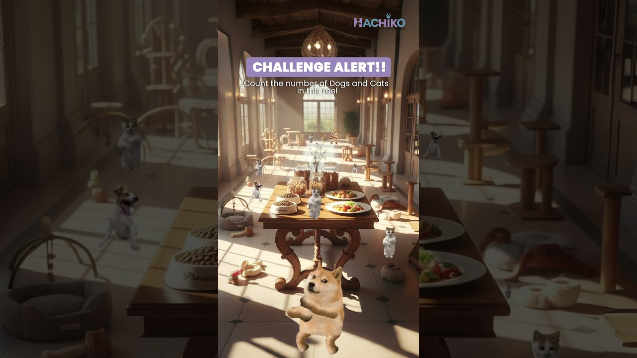 Count the number of dancing dogs and cats