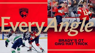 EVERY ANGLE: Brady Tkachuk's OT GWG for Hat Trick vs Vancouver | 10.15.26 Update