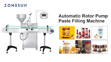 How To Use Servo Motor Rotor Pump Paste/Viscous Liquid Filling Machine