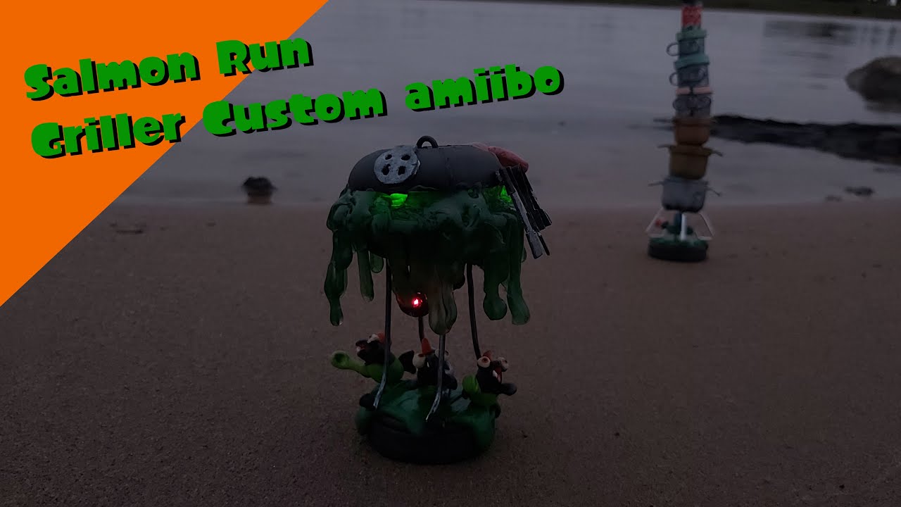 Splatoon 2 - Salmon Run - Griller Custom Amiibo - YouTube