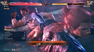 Hwoarang JFSR 113 Damage Combo (No Walls) TEKKEN 8